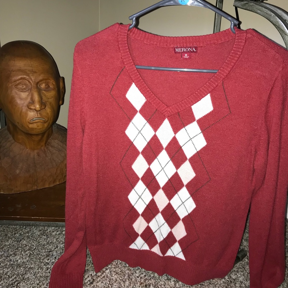 Argyle sweater